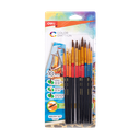 Juego de 10 Pinceles Color Emotion Deli estuche *UMV- 1 Unidad*