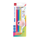 Lapiz de Grafito HB Deli c/Grip blister de 4und *UMV- 12 blisters*