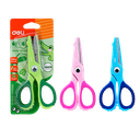 Tijera Escolar Cocodrilo 134 mm Rosa/Verde/Azul Deli *UMV- Inner 12u*