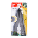 Regla Plástica Plegable Negro Transparente 30cm Deli *UMV-Inner 36 und*